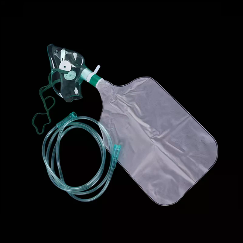 Oxygen Mask Non-Rebreather - 1 adet Yetişkin/Çocuk Yüksek Konsantrasyonlu Oksijen