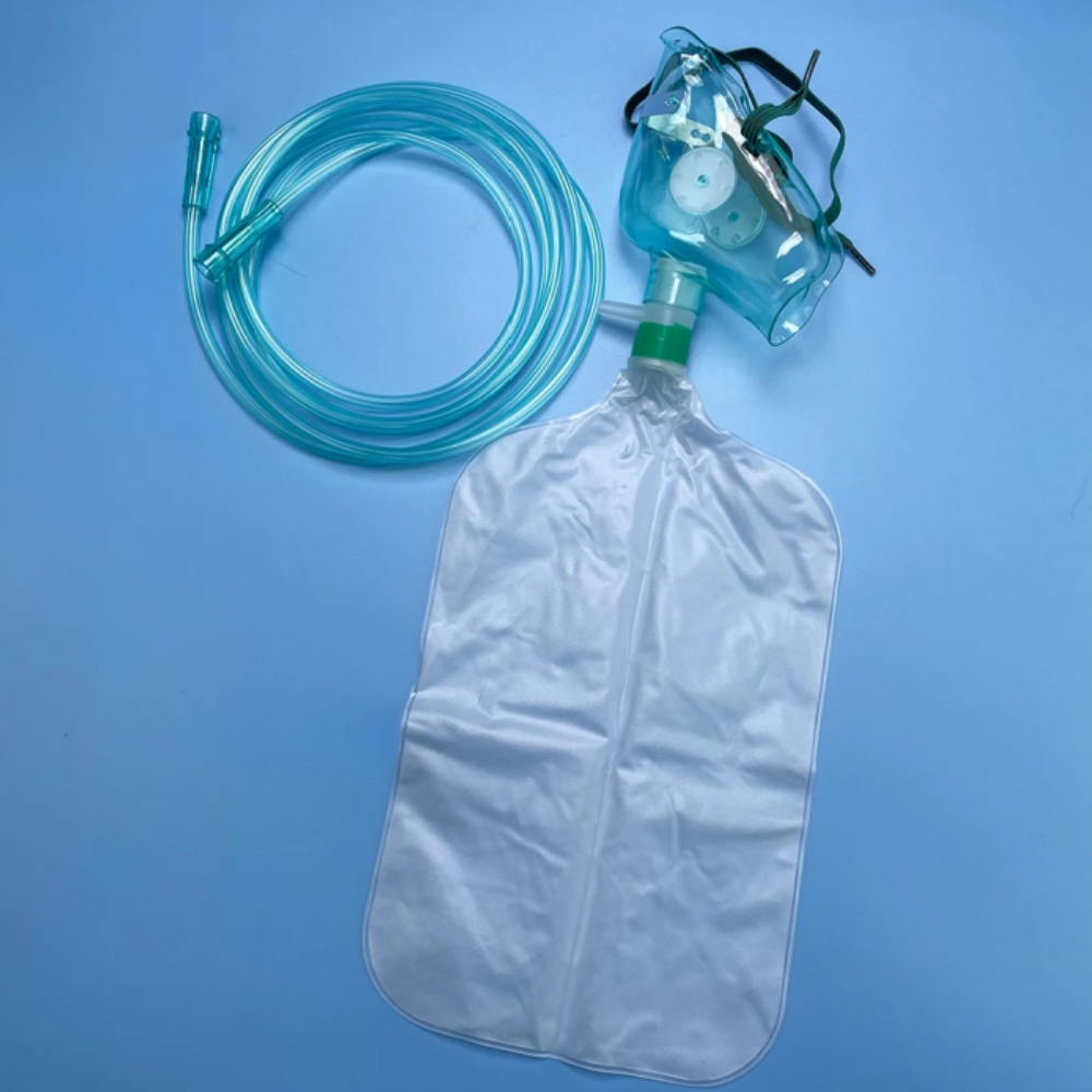 Oxygen Mask Non-Rebreather - 1 Adet Yetişkin Yüksek Konsantrasyonlu Oksijen