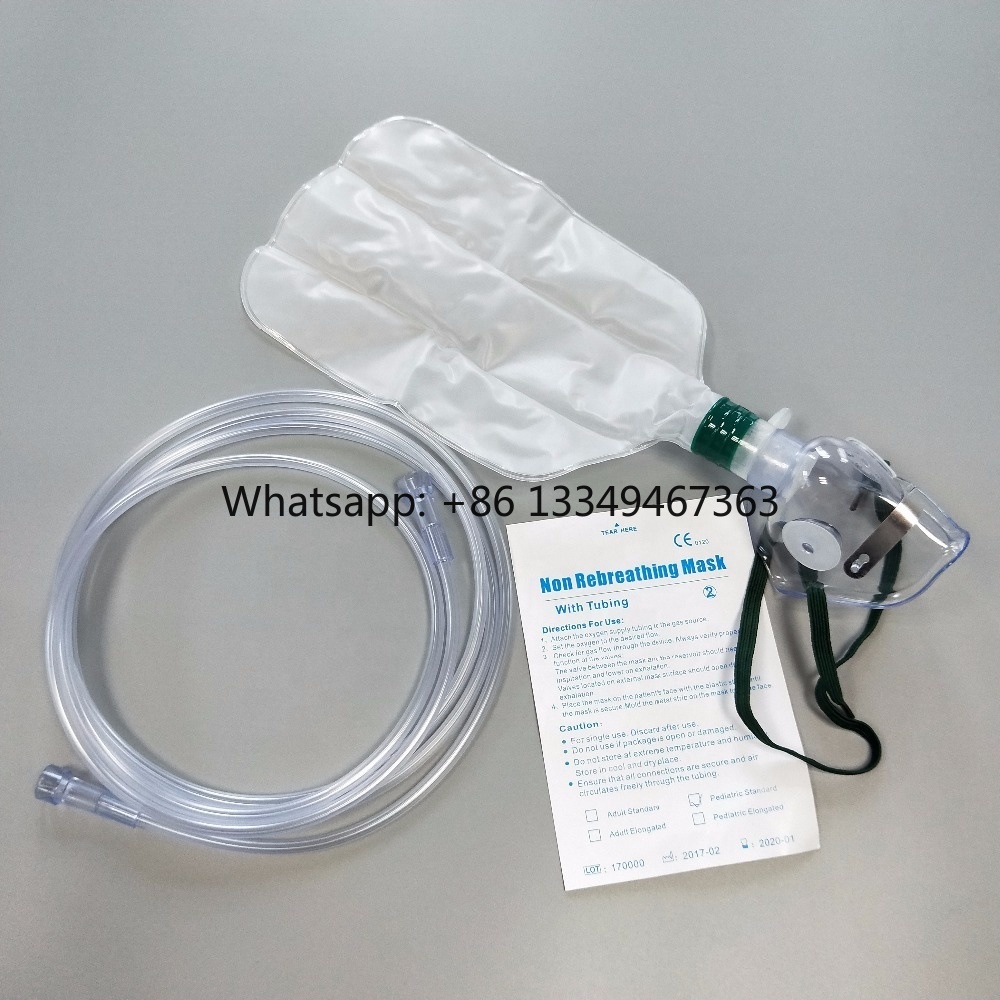 Oxygen Mask Non-Rebreather - Hızlı teslimat Tek Kullanımlık Yüz Maskesi